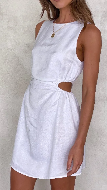 Shop and Save Mandi Mini Dress - White