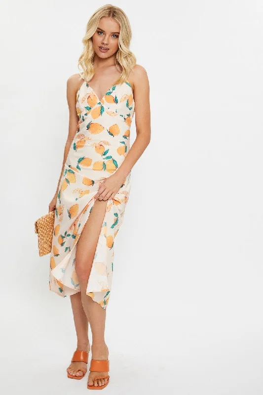 Best Deals Print Slip Dress