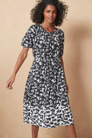Special Savings Drawstring Waist Midi Dress