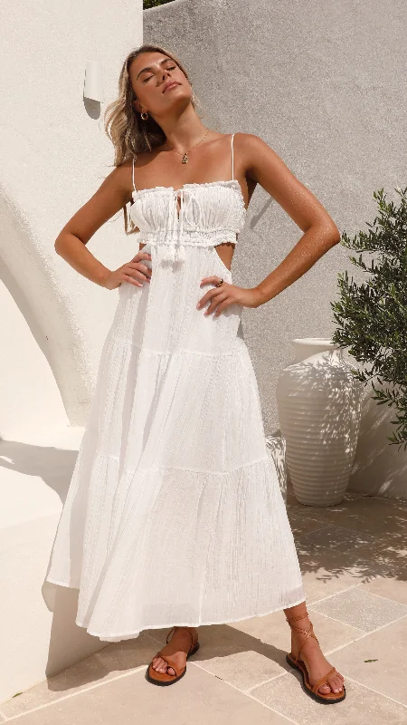 Discount Deals Vella Midi Dress - White