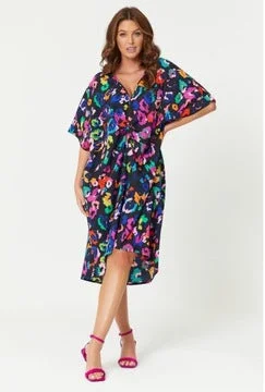 Sneak Peek Sale Multi Leopard Print Dress