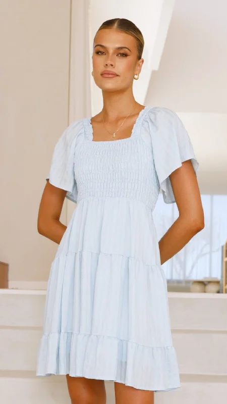 Savings Alert Sammi Mini Dress - Blue