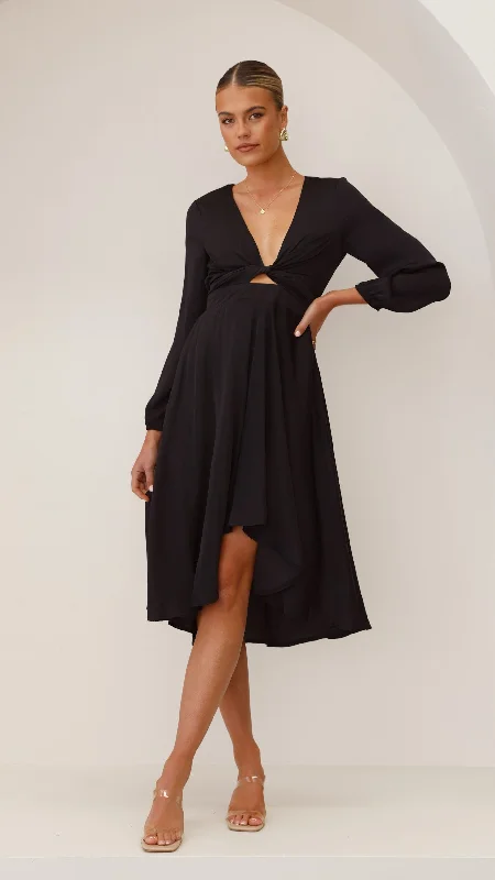 Deal Dash Starry Nights Dress - Black