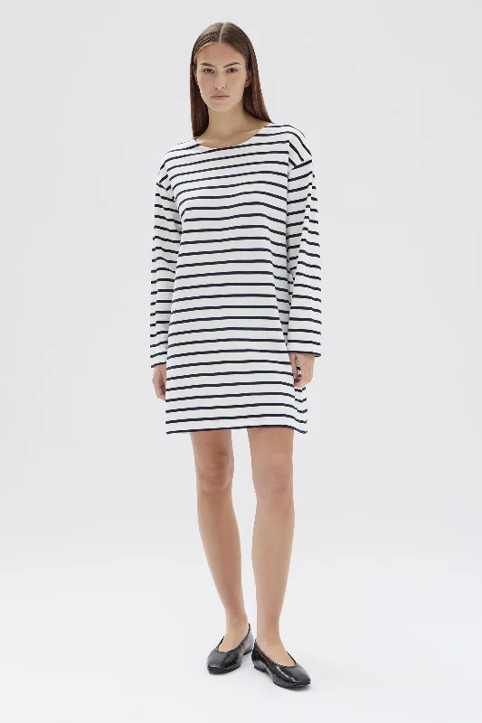 Bargain Blast Bateau Long Sleeve Tee Dress