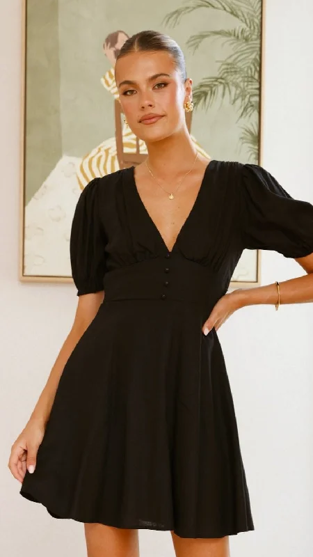 Bonus Savings Melea Mini Dress - Black