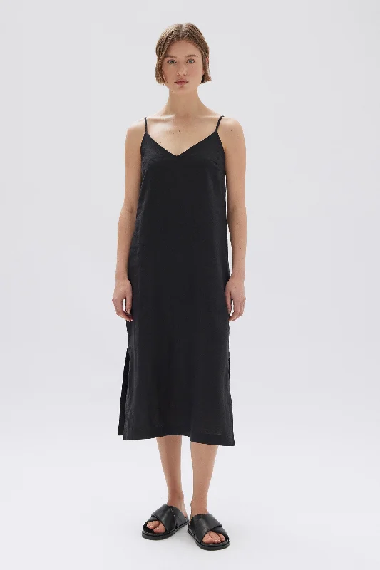 Daily Specials Vallory Linen Slip Dress