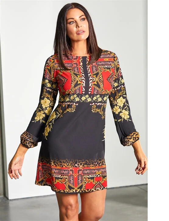 Price Smash Jess Multi Print Shift Dress