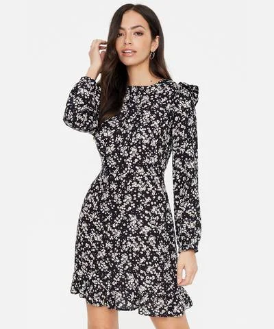 Take Advantage Cecil Mini Dress Black