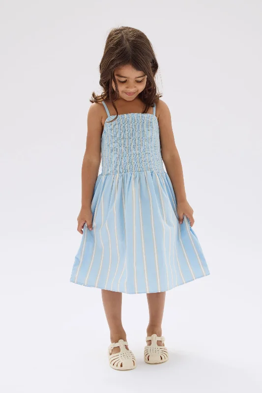 Limited Time Discount Kids Harper Poplin Stripe Dress