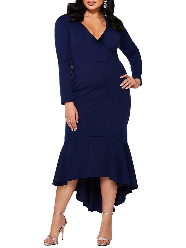 Unmissable Offer Navy Wrap Dress