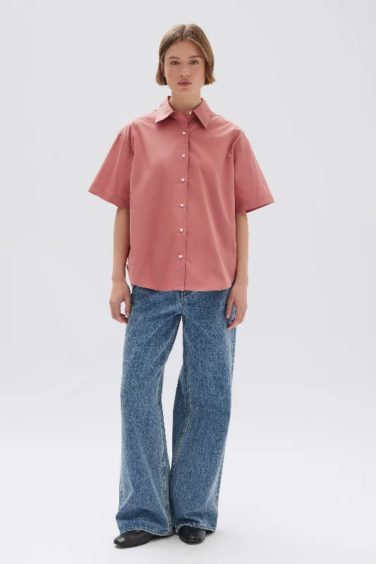 Deal Mania Tala Poplin Short Sleeve Shirt