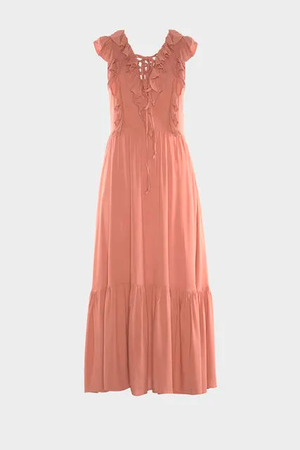 Special Promotion Frilly Viscose Dress