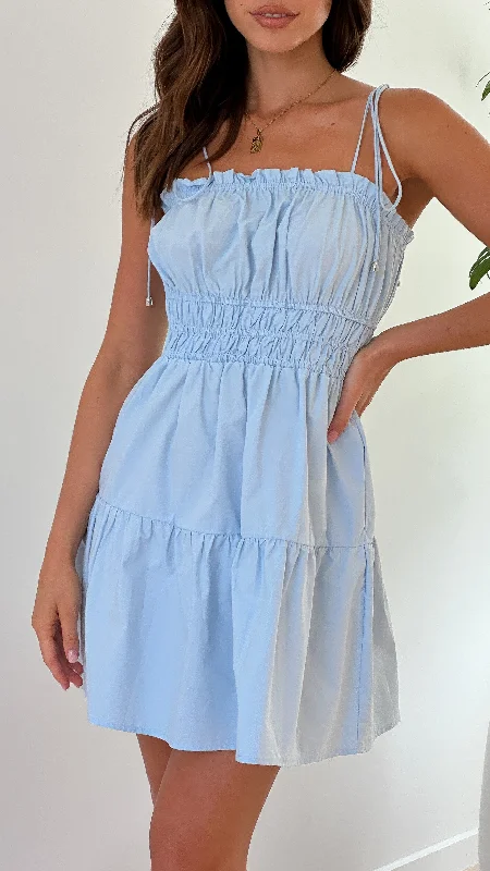 Price Break Cely Mini Dress - Blue