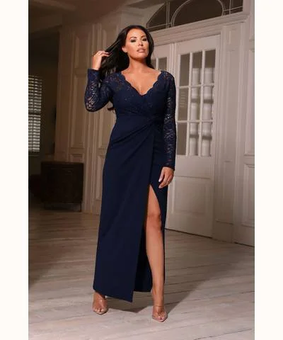 Weekend Special Longsleeve Maxi Dress Navy