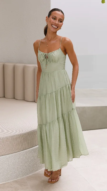 Year-End Sale Cove Maxi Dress - Sage