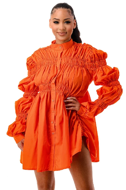 Online Only Burnt Orange Dress