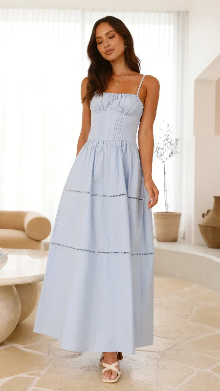 Grand Opening Sale Isabella Maxi Dress - Blue