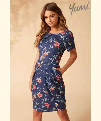 Super Sale Floral Pocket Detail Dress