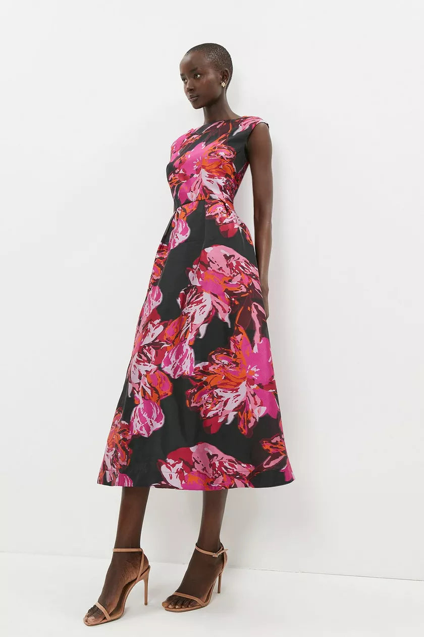 While Supplies Last Premium Jacquard Maxi Dress