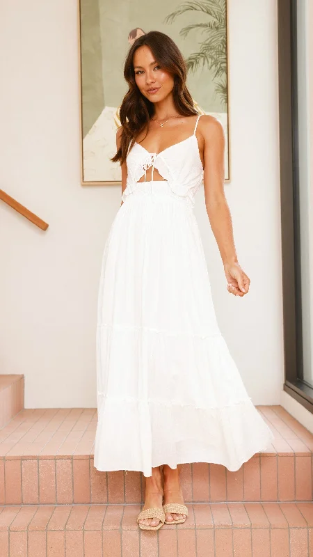 Low Prices Andrea Maxi Dress - White