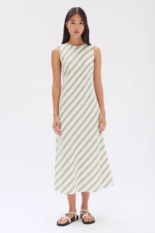 Lowest Price Isola Stripe Midi Dress