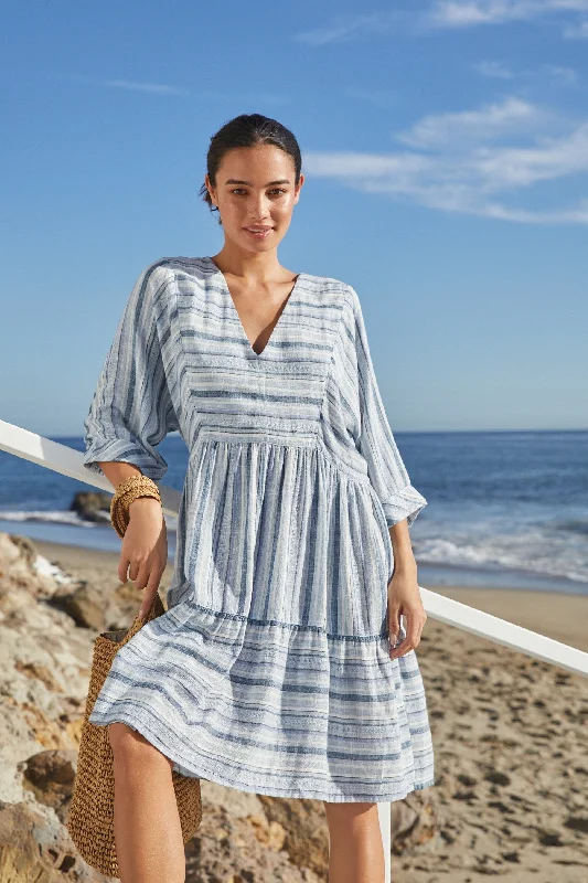 Super Deal Linen Blend Kaftan Summer Dress