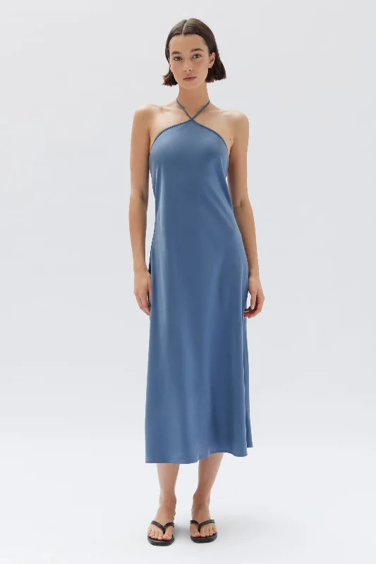 Can't Be Beat Skylar Silk Midi Dress