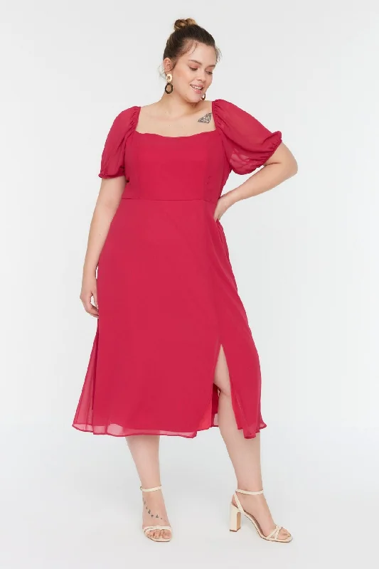Exclusive Savings Fuchsia Pink Milk Maid Dress