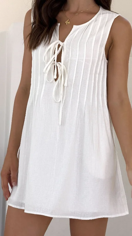 Members Only Sahara Mini Dress - White