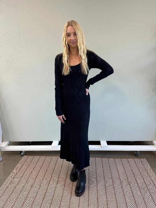 YEAR-End Sale BRYNN SWEATER KNIT MAXI DRESS BY IVY & CO