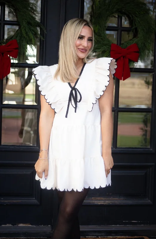 Weekend Flash Sale Savor The Season Cream Mini Dress