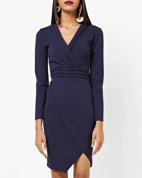 Exclusive Deal Navy Bodycon Dress