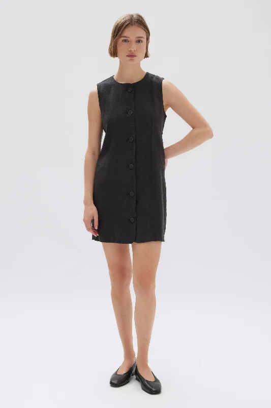 Best Bargains Coralie Linen Mini Dress
