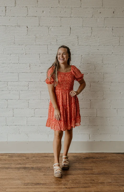 Great Deals OAKLEE RED FLORAL DRESS BY IVY & CO