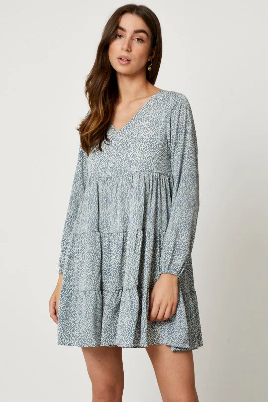 Savings Galore Print Skater Dress