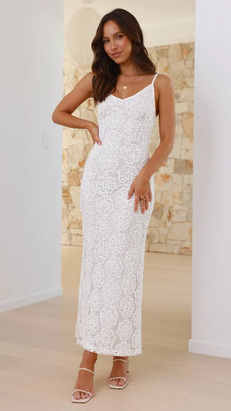 Shop and Save Kaden Maxi Dress - White
