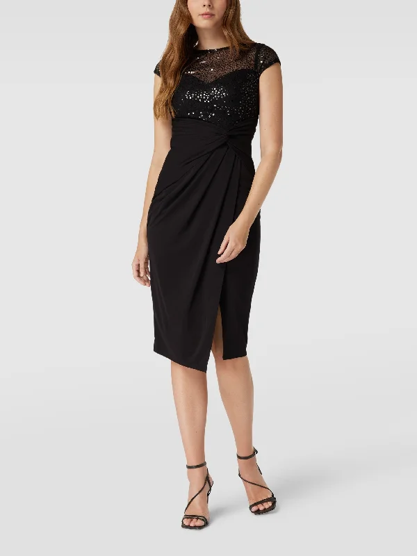 Can't Miss Black Sequin Cocktail Dress