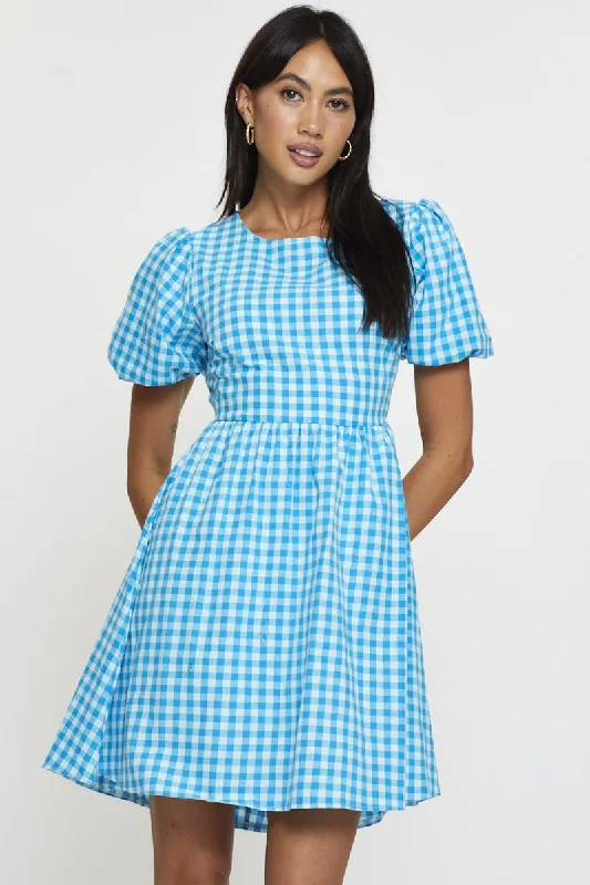 Crazy Savings Print Mini Dress Short Sleeve